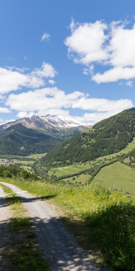 Blick von Guad ins Tal Blick von Guad ins Tal