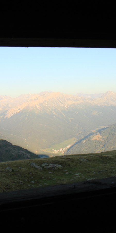 Morgenaussicht mit Panorama